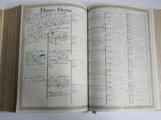 Vintage Large King James Holy Bible Family Genealogy Record Reference WRITING 2