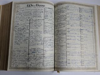 Vintage Large King James Holy Bible Family Genealogy Record Reference WRITING 3