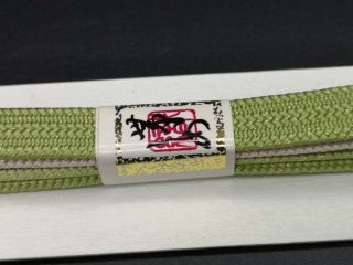 Japanese Kimono Vintage Silk Obijime Cord Obi Accessories Belt Green And Pink