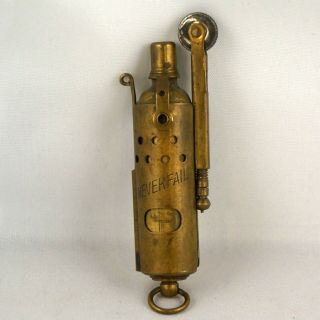 Vintage Neverfail Trench Lighter - Made In Hungary,  Brass