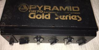 Vintage PYRAMID GOLD SERIES CR70 Electronic Crossover Network Car Audio Old Schl 3