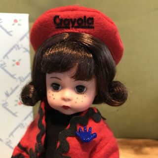 6 - 8” Madame Alexander Doll Crayola Red Style Number 17860