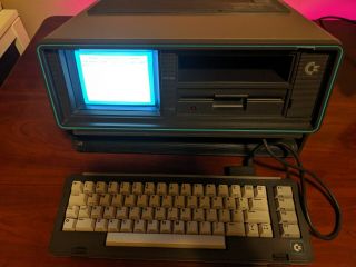 Commodore Sx - 64 Portable Cpu.  Executive Computer With Keyboard