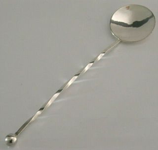 Hand Made Arts & Crafts Solid Silver Spoon Margarette Round Lady Silversmith