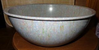 Big Vintage Brookpark Melamine Melmac Confetti Speckled Plastic Bowl Splatter