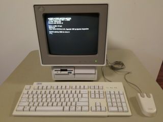 Vintage - Ibm Ps/2 Model 25 Computer/keyboard/mouse 8525 - L01 Lan Version