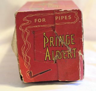 Vintage PRINCE ALBERT Crimp Cut Smoking Tobacco Empty Cardboard Display Box 3