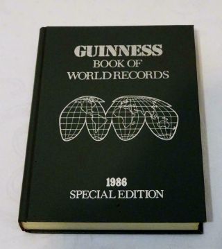 Vintage 1986 Special Edition Guinness Book Of World Records Book