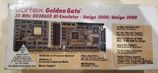 Amiga Vortex Golden Gate 386sx Bridgeboard,  Complete