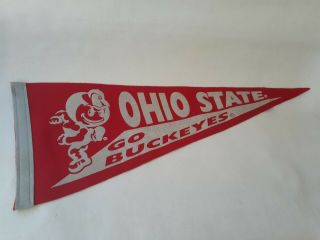 Ohio State Buckeyes Pennant Flag College Vintage University 24 " X 8 ".