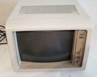 Ibm 5154 5154001 Monitor Enhanced Color Display Ega Cga Retro Vintage Computer