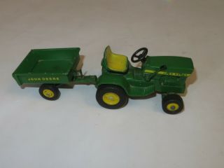 Vintage Ertl John Deere 140 Die Cast Tractor Wt Dump Cart