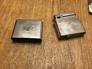 Vintage west German cigarette lighter.  With instructions.  And.  Brush.  Ww2 ? 3