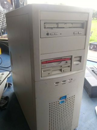 Vintage Pc Synergy Intel Pentium Mmx 200mhz Desktop Computer