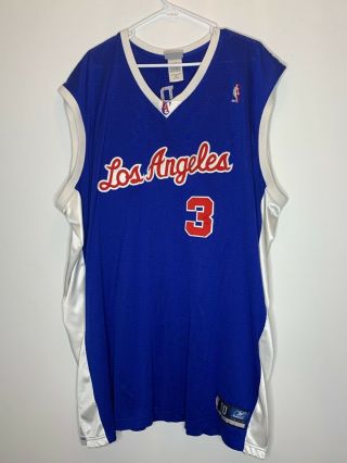 Quentin Richardson Vtg Los Angeles Clippers Jersey Authentic Reebok Size 60