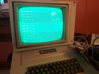 Apple II plus. ,  in inside and cosmetically.  Comes loaded. 2