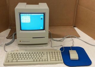 Macintosh Classic Ii - 150 Mb Hd,  Os 7.  1 Recapped Logic Bd & Power Bd
