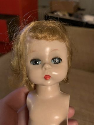 Vintage 1950s Madame Alexander 7 1/2 " Blonde Alex Parts Doll Flirty Eyes