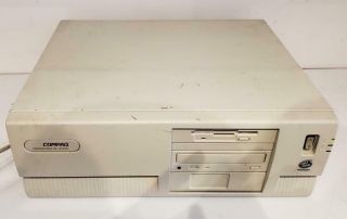 Compaq Deskpro Xl 6150 Computer Tower Vintage Pc Desktop Series 3350 Disc Floppy