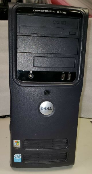 Dell Dimension 3100 Intel P4ht 3.  06cpu 2gbram 480gb Ssd Hd Dvdrw 3.  5 Fdd,  500gbhd