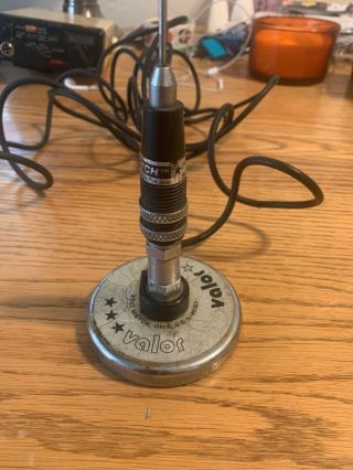 Vintage Valor Dialamatch Cb Antenna With Magnetic Base