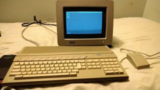 Atari 1040 Ste W/ Mouse & Sm124 Monitor,  Has 4mb Ram Upgrade,  In