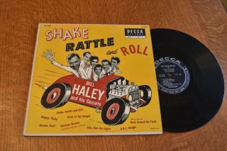 Vintage 10 " Lp Record Album Bill Haley And His Comets Shake Rattle Roll Decca