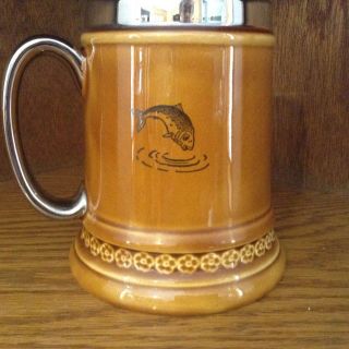 Vintage Lord Nelson Pottery England 3 - 71 Mug - Fishing 3