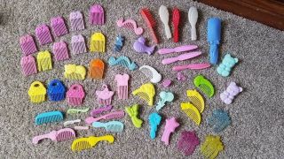 Vintage My Little Pony 54 Combs & Brushes 1980s