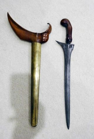 Antique Keris Kris Sword Indonesian Javanese Knife Dagger