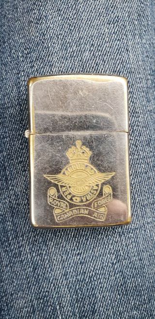 Rare Zippo Lighter Royal Canadian Air Force Military
