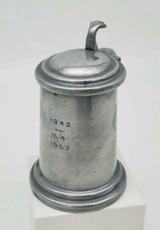 Dunhill Vintage Tankard Stein Bumper Table Lighter C1952 Rare In Matted Sparks
