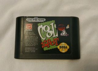 Cool Spot 7 Up Sega Genesis Authentic Game Cartridge Only 1993 Vintage