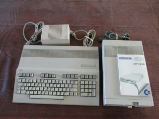 Commodore 128 And 1571 Disk Drive Vintaage Home Computer System C128 C1571 2
