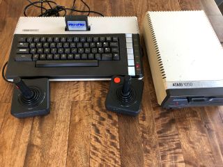 Vintage Atari 800xl Computer W/power Supply,  1050 Disk Drive,  Controllers