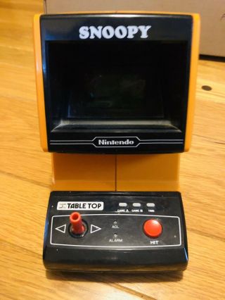 Nintendo Snoopy Tabletop Game And Watch