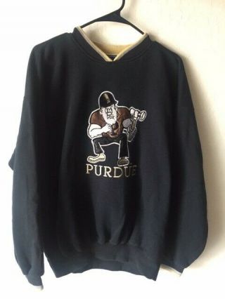 Vintage Purdue Starter Sweatshirt Size L
