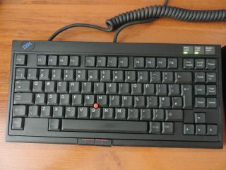 Vintage 1984 IBM/Lexmark PS/2 M4 - 1 Space Saver Keyboard,  Numpad (Black) 3