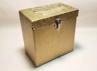 Vintage Capitol Record Cases No.  710 45 Rpm Seven Inch Record Case Holder Box