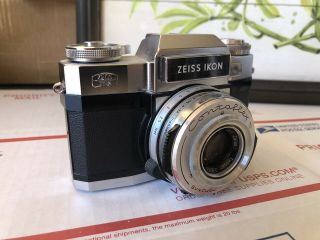 Vintage Zeiss Ikon Contaflex S - Matic Film Camera W/ Tessar 50mm F2.  8