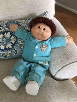 Vintage Cabbage Patch Kid Boy Doll 1982 Clothes