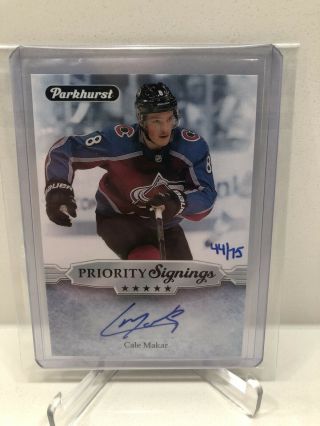 19 - 20 Ud Parkhurst Promotion Priority Signings Cale Makar /75