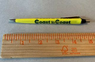 Vintage Coast To Coast Hardware Ball Point Ink Pen - Advertising