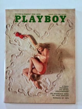 Vtg Playboy August 1970 Linda Donnelly Janis Joplin Gift