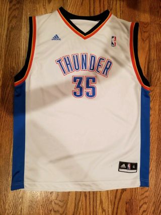 Kevin Durant 35 Oklahoma City Thunder Okc Adidas Swingman Jersey Men 
