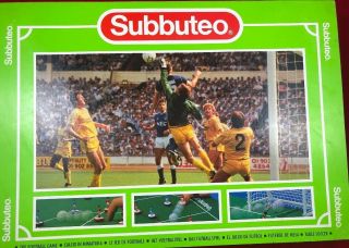 Vintage 1990s Subbuteo 60140 Set Only Flags Missing Red Vs Blue