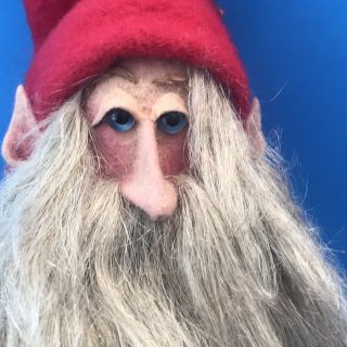 Folklore Doll Company - " Colin " Nisse Elf Handmade Made In Maine Christmas Rare