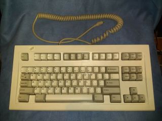 IBM Model M SSK Space Saver Keyboard Clicky PS/2 Keyboard & USB Adapter 1391472 2