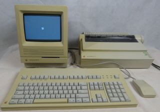 Apple Macintosh Se/30 Computer W/ Imagewriter Ii Mouse Keyboard M5119 W/ Box