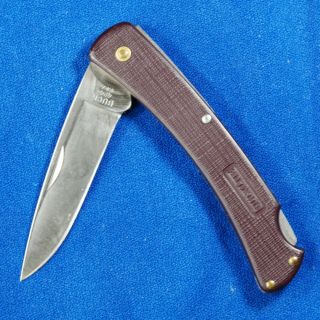 Vintage C.  1984 Buck 424 Bucklite Lockback 2.  75 " Blade Folding Knife W/sheath